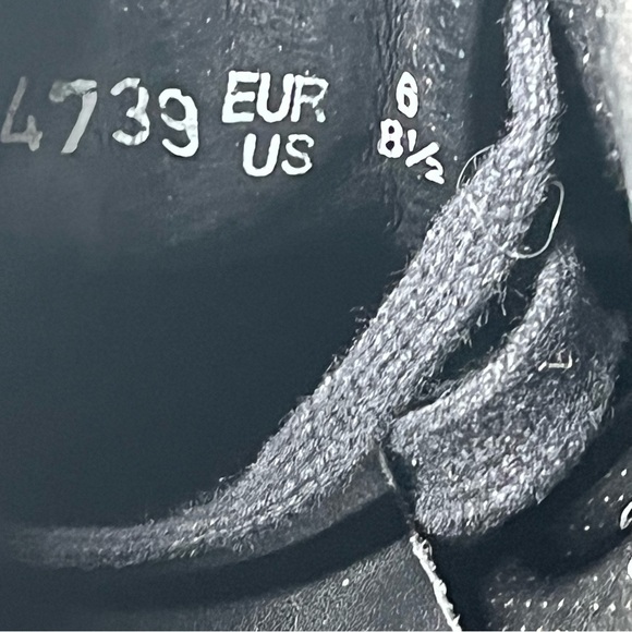 Mephisto Yael Runoff Black Leather Sneakers Women’s Size 8.5 Shoes - Picture 8 of 11